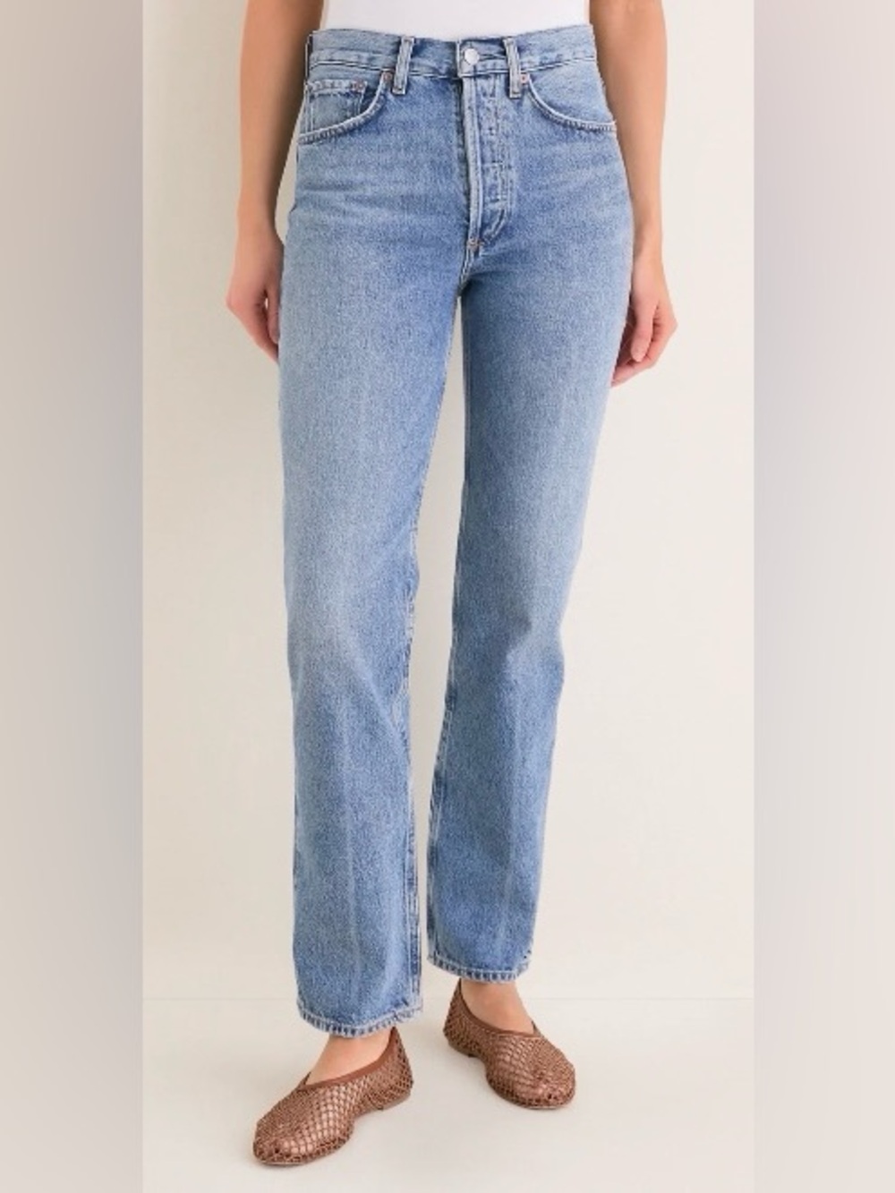 AGOLDE Lana High Waist Straight Leg Jeans